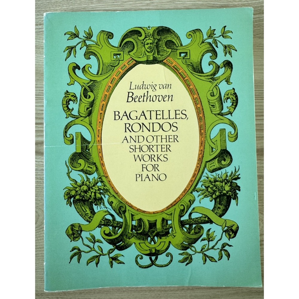 Beethoven Bagatelles Rondos Shorter Works Piano Sheet Music Dover 1987